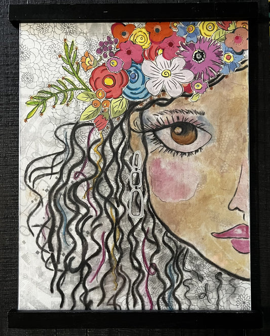 Flower Shop #3 Inktense Fabric Kit
