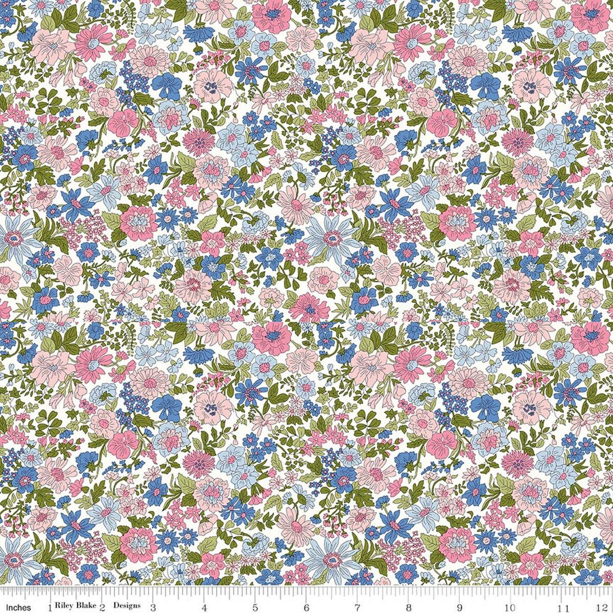 Liberty Emily Annabelle F Riley Blake quilting cotton floral fabric