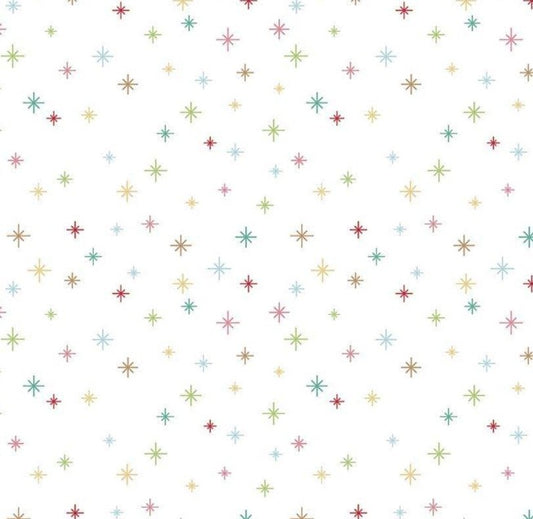 Riley Blake - Cozy Christmas Sparkle White