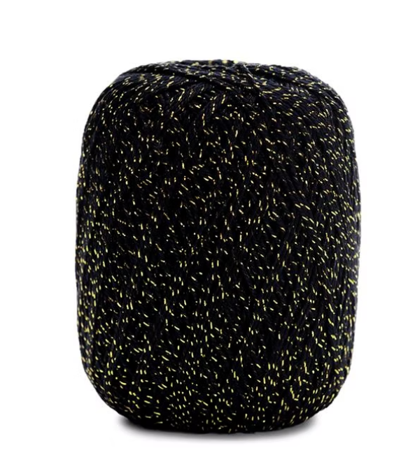 Circulo - Anne Sparkle Yarn - Black 8990