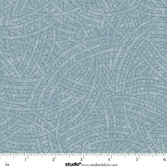 Studio E Tangled Horizon Blue 8866-79 tonal blender cotton fabric