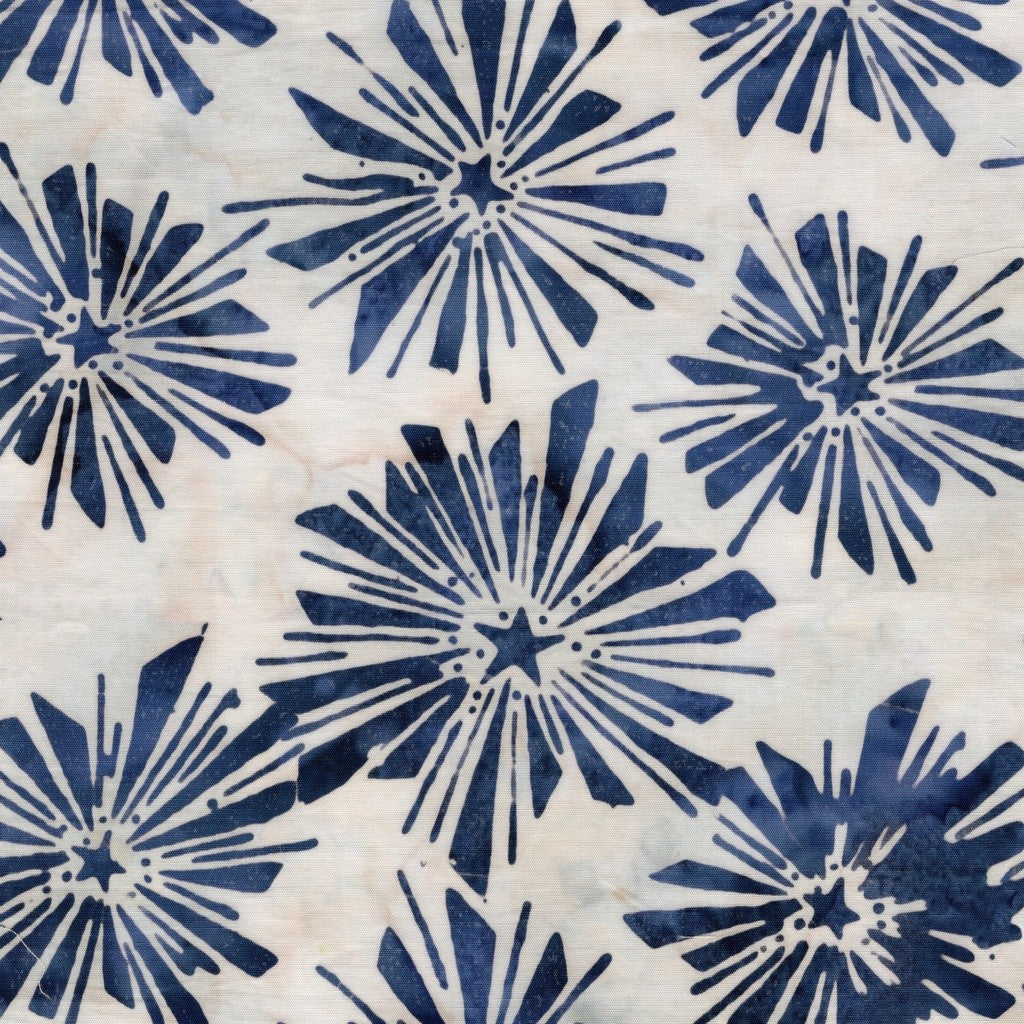 Island Batiks - Freedom Rings - Starburst Neutral Cream