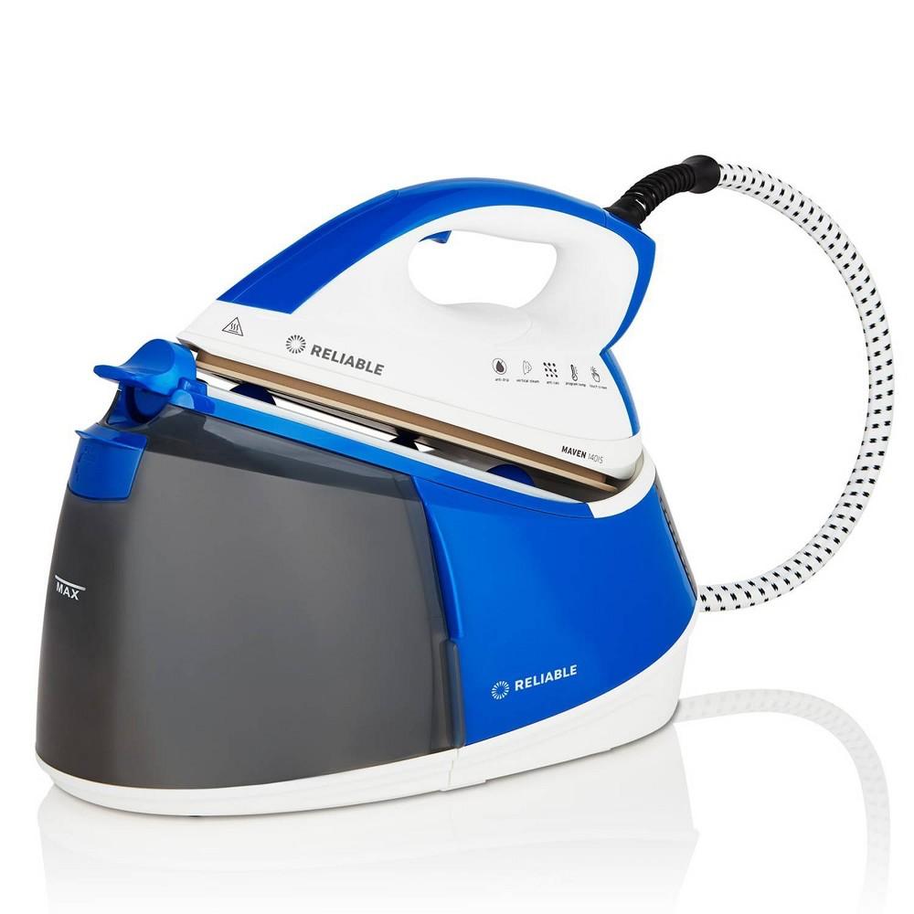 Reliable Corporation Maven 140IS 1.5L Home Ironing Station: Ceramic Soleplate, Digital Display, Vertical Steam, 1500W