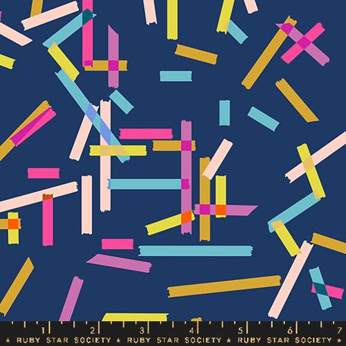 Moda Washi Plus Bluebell RS1090-16 Ruby Star quilting cotton fabric