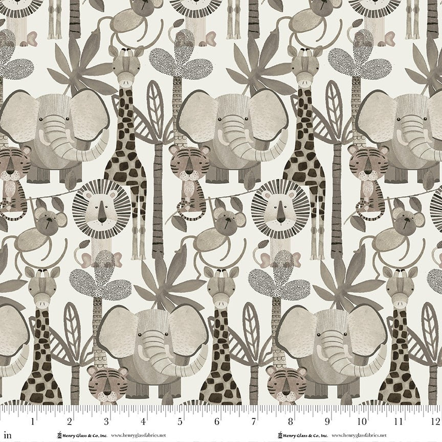 Henry Glass - Jungle Romp - 2101-44 Beige