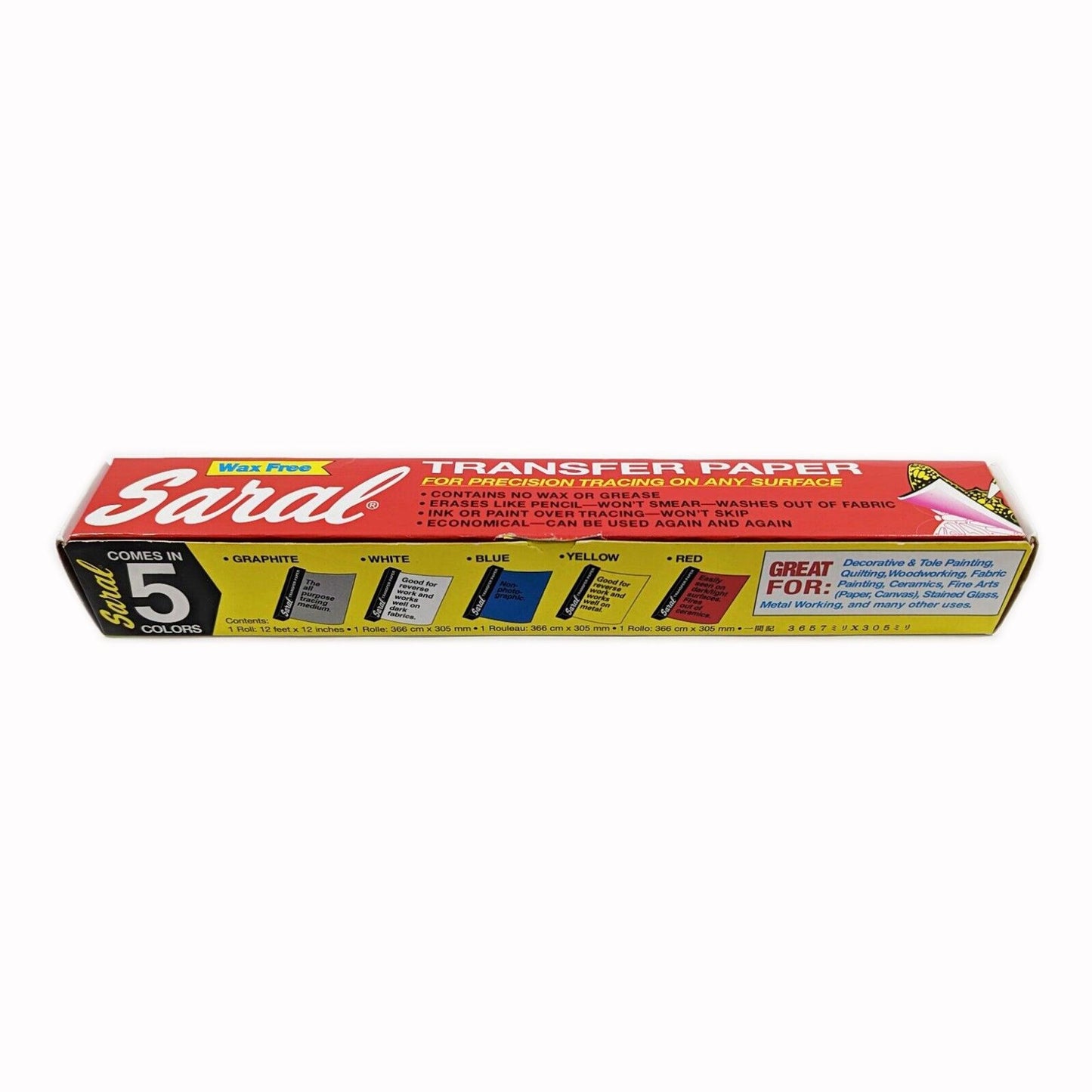 Saral Transfer Paper White 12 12 ft. Roll