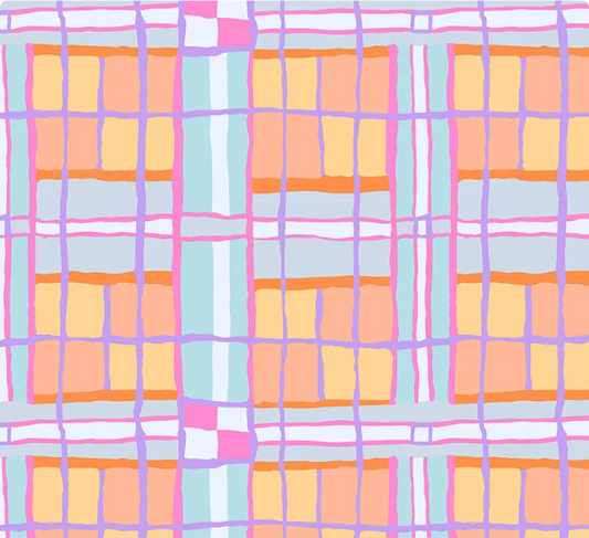 Kaffe Fassett Checkmate Pastel quilting fabric