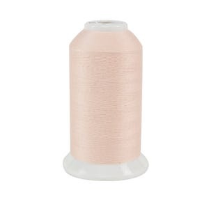 So Fine 520 Barely Peach 50wt polyester thread 3-ply 3280yds quilting cone