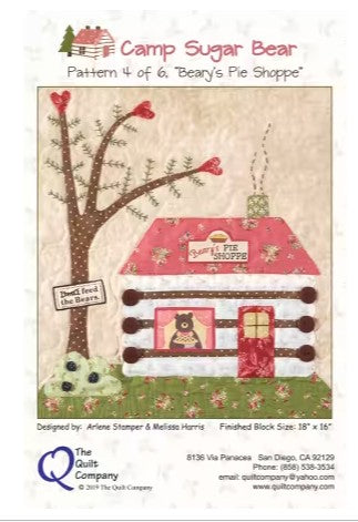 Pattern 4 Bearys Pie Shoppe quilt pattern