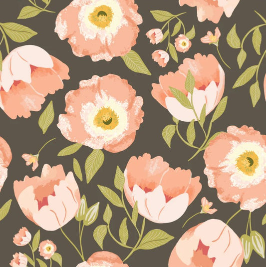 Poppie Cotton Fanciful Woodland cotton quilting fabric