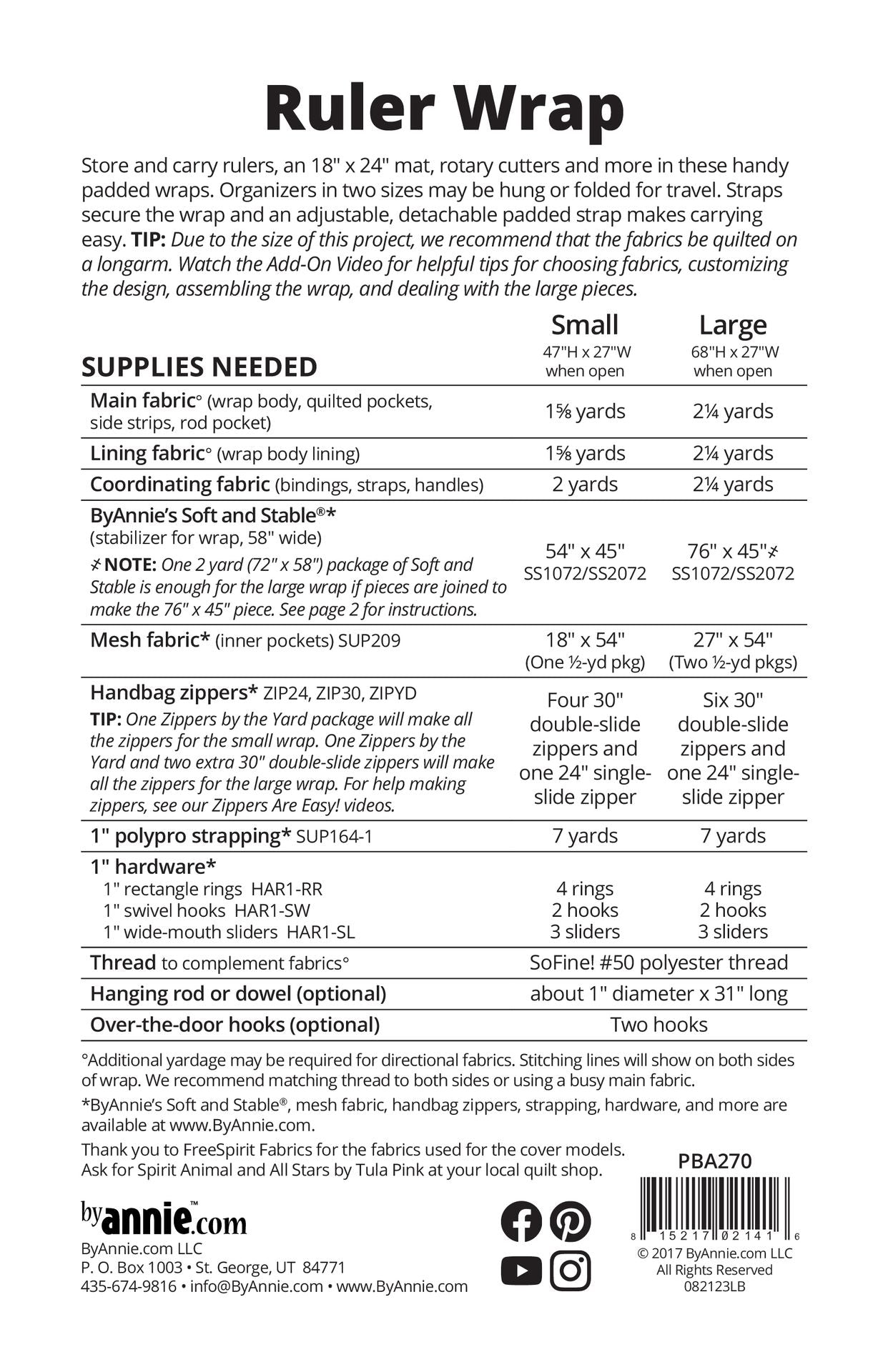 Ruler Wrap - Pattern