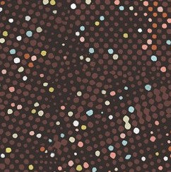 Michael Miller Block Print Dots DDC12506-BROW-D brown dots