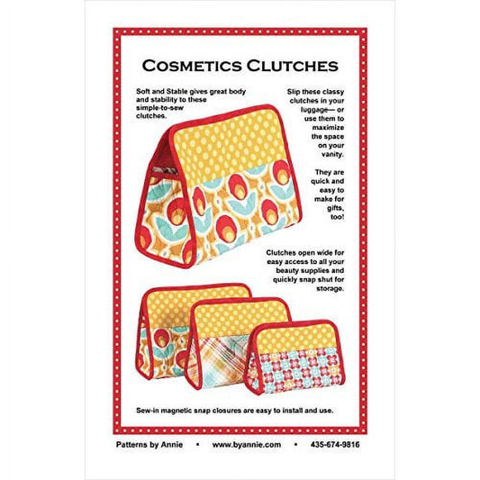 Cosmetics Clutches bag pattern by ByAnnie quilting