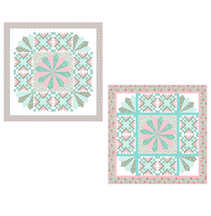 Northcott - Quilting In Bloom - Pattern: Floating Dresden