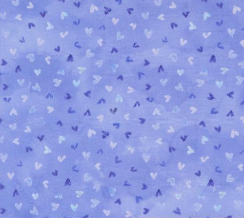 Moda Delphinium Janet Clare Light Blue Hearts quilting cotton fabric