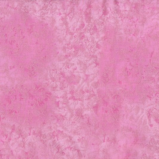Michael Miller Fairy Frost Pink pearlized metallic quilting cotton blender fabric