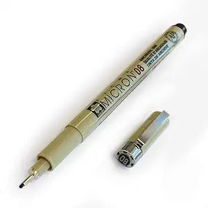 Sakura Pigma Micron Pen - Size 08 - 0.5 mm - Sepia