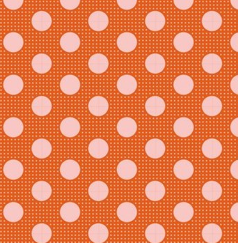Tilda Medium Dots Ginger tonal dot cotton quilting fabric