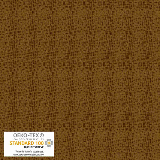 Petits Points Brown tonal pin-dot quilting cotton by Stof for Blank Quilting