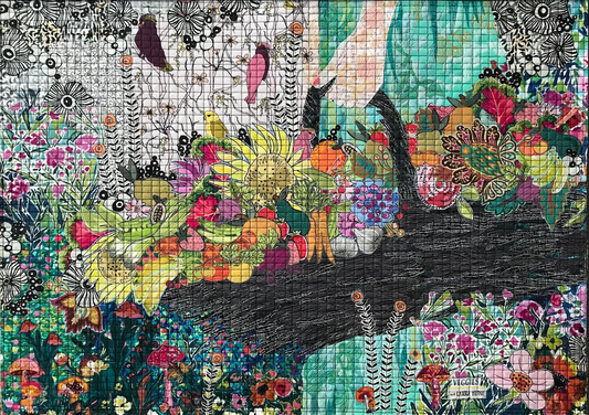 Veggies Collage Fabric Kit