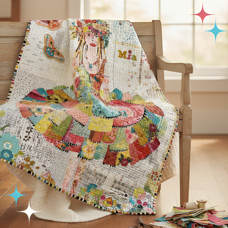 Laura Heine Mia Collage Quilting Class