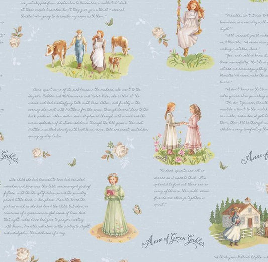 Riley Blake - CD16120-SKY Anne of Green Gables Main Sky