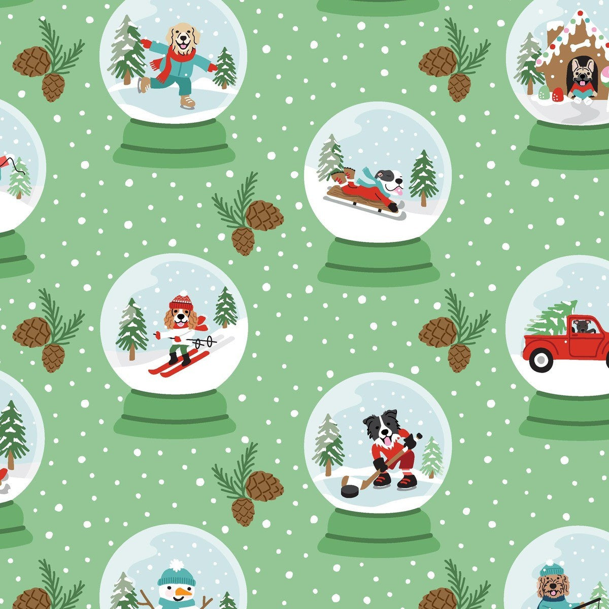 Blank - Winter Waggers - Devon Design Co. - 4764-66 green