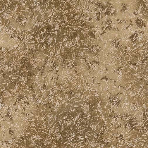 Michael Miller Fairy Frost Acorn metallic cotton quilting fabric
