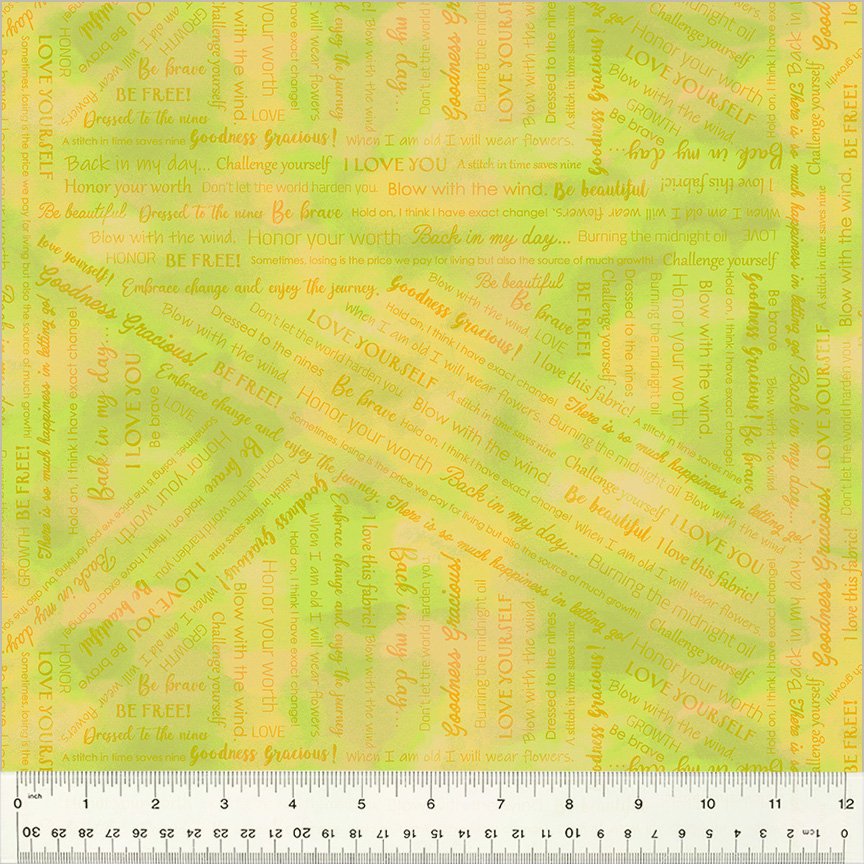 Lime Collaged Phrases Goodness Gracious