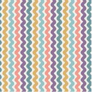 Michael Miller Crafternoon Colorful Ric Rac DDC12789-MULT-D multi-color print