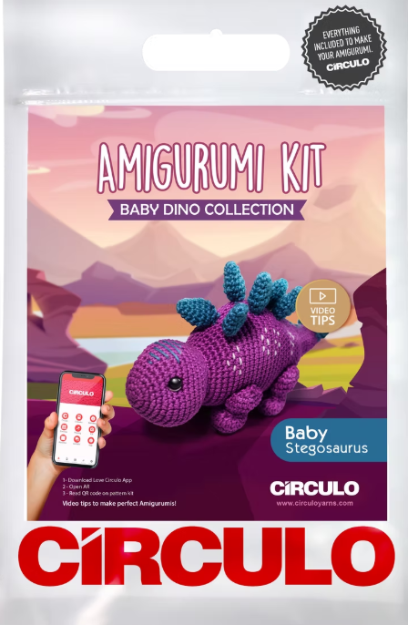 Circulo - Baby Stegosaurus Crochet Kit