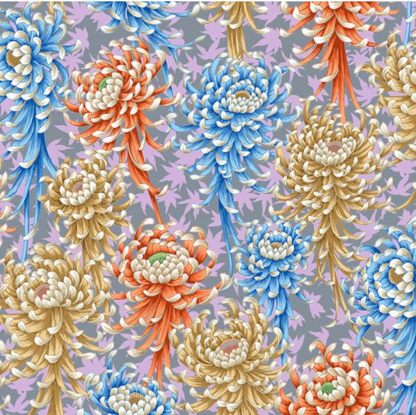 Kaffe Fassett Spider Mums Pastel quilting fabric