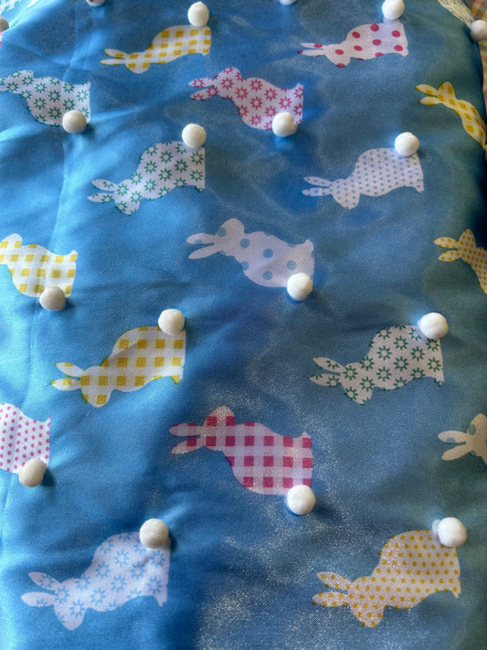 Satin Print 3D Bunny Tail 17250