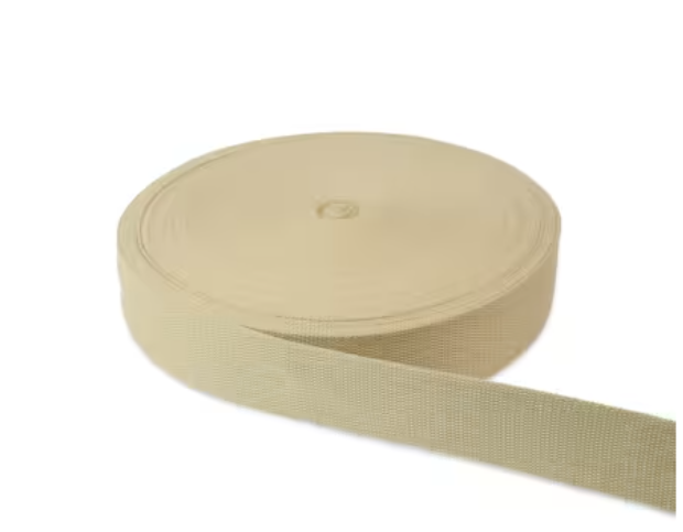 Egg nog webbing 2 inch x 50 yard cream bag strap notion
