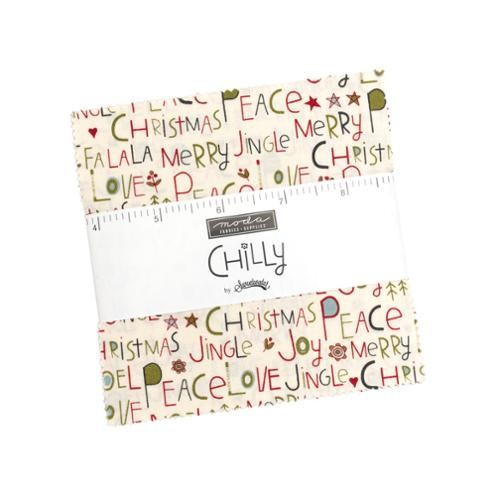 Moda Chilly Charm Pack by Sweetwater 42 five-inch precut squares