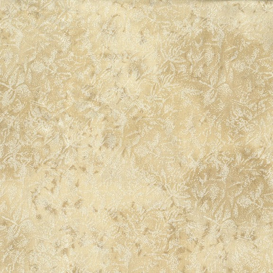 Michael Miller Fairy Frost Champagne pearlized metallic quilting cotton blender fabric