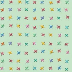 Michael Miller Cross Stitch Mist novelty quilting fabric