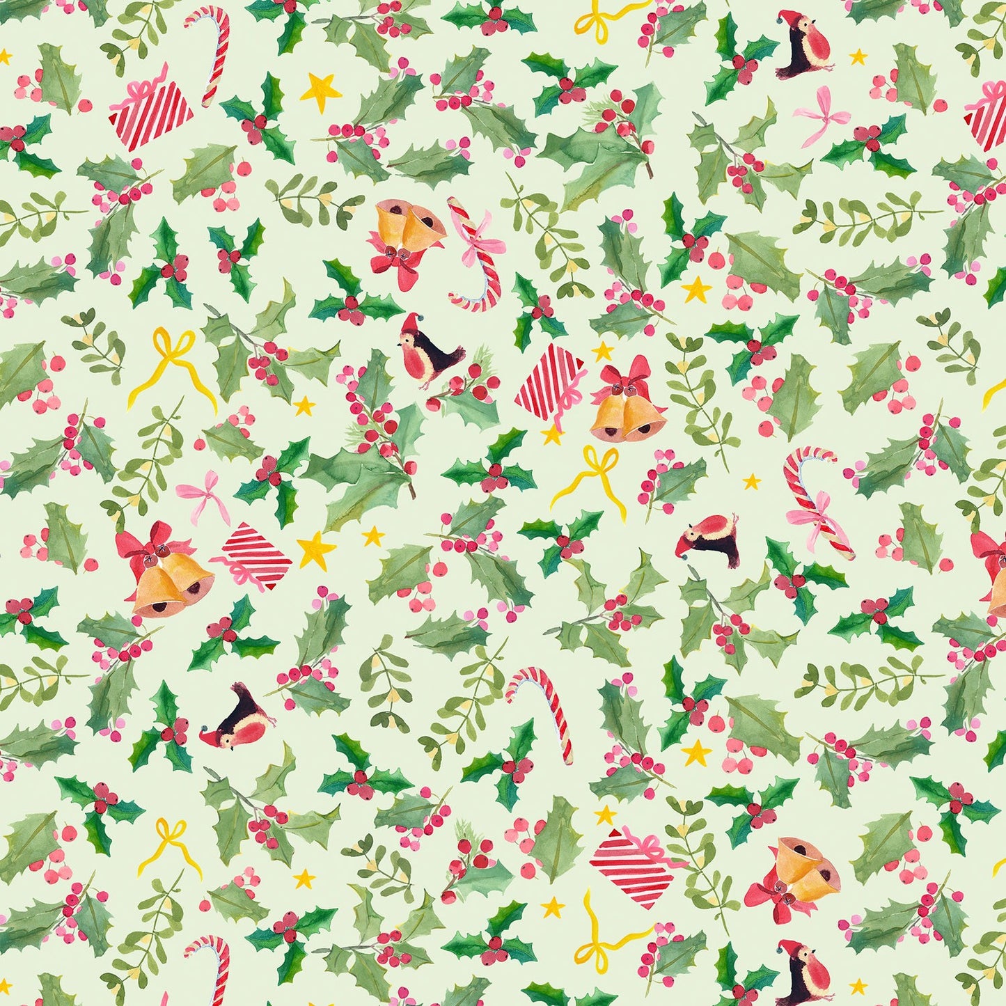 Lewis and Irene - Merry Happy Christmas - Bluebellgray - Holly Jolly - Pistachio - BG103