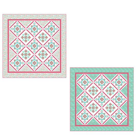 Northcott Quilting In Bloom Blossom quilt pattern cover by Lorelai Kuecker