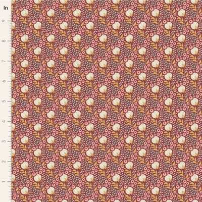 Tilda - Cottonfield Maroon