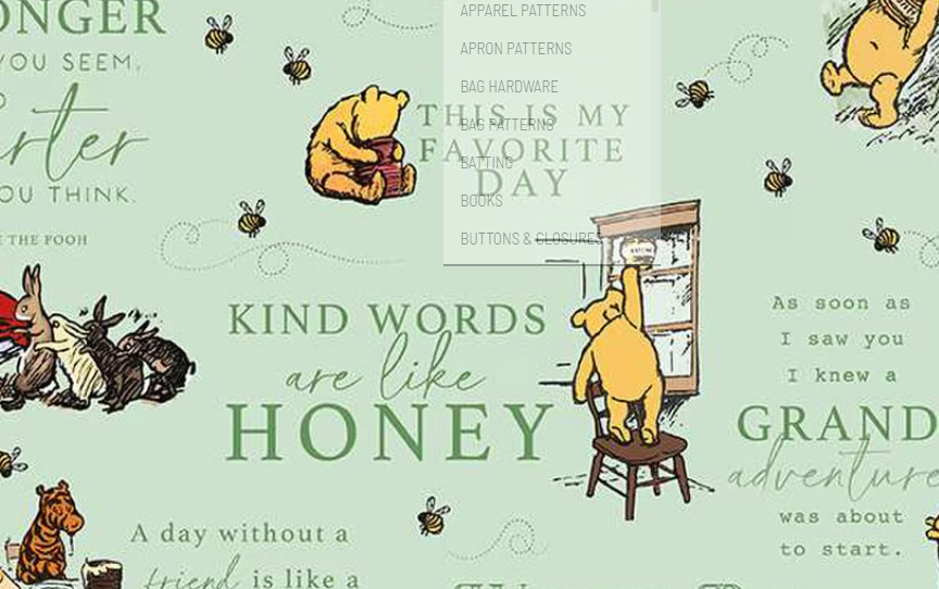 Riley Blake - Winnie the Pooh - Main Green