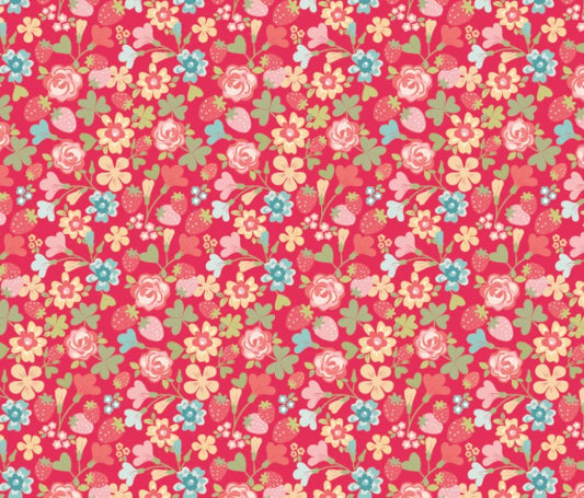 Poppie Cotton-Hello Red rosy cheeks