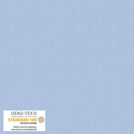 Petits Points Light Blue tonal pin-dot quilting cotton by Stof for Blank Quilting