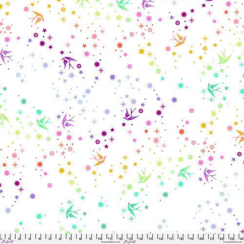 Tula Pink - Fairy Dust - White