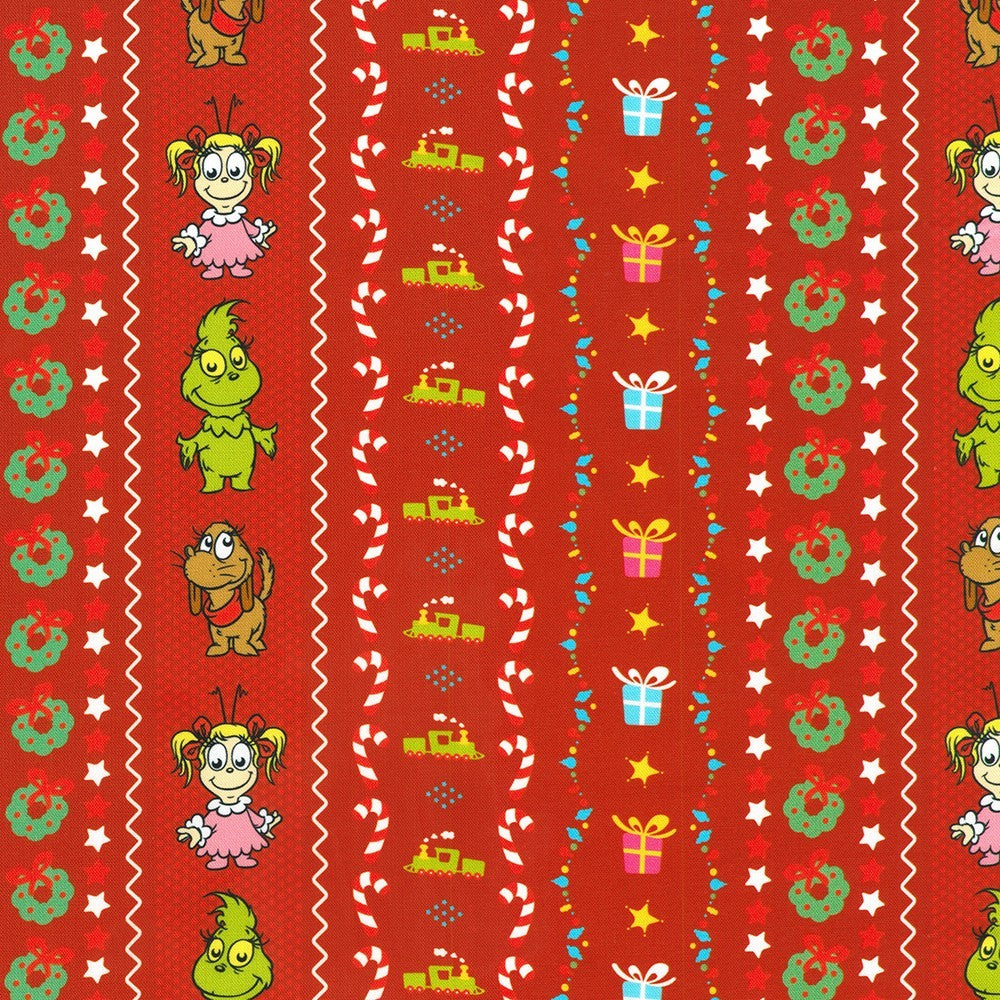 Robert Kaufman - Little Grinch - ADED-23873-3 RED