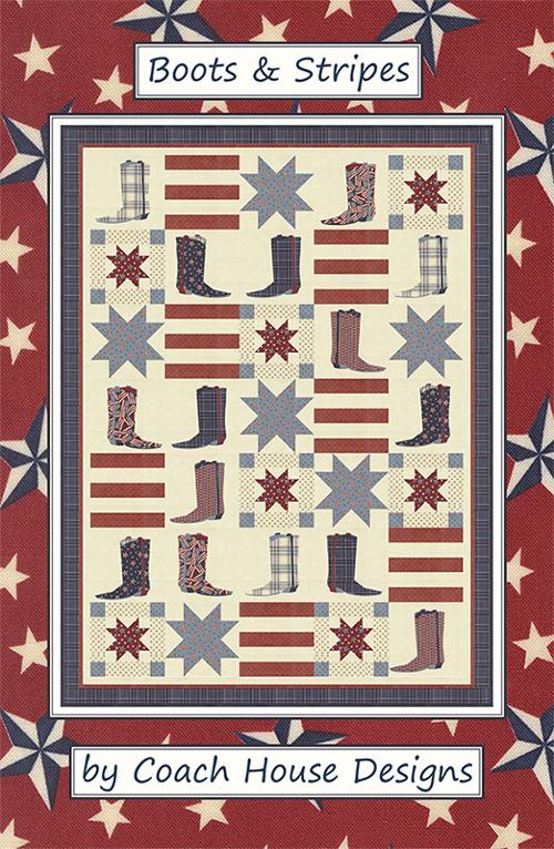 Coach House Designs - Boots & Stripes Pattern