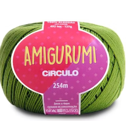 Circulo - Amigurumi - 100% Cotton Yarn - Greenery 5203