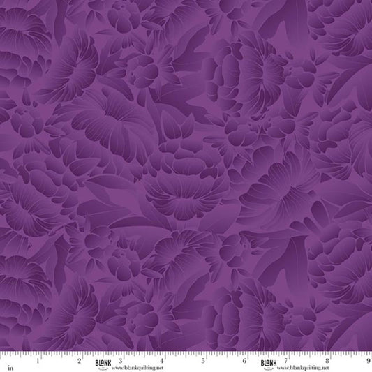 Blank Quilting Florique 118 inch Purple backing