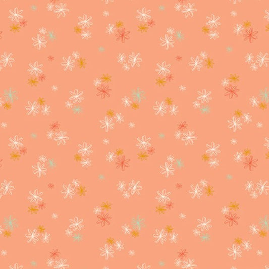 Windham Lush Life Dappled Daisies Rose 54717-11 quilting cotton