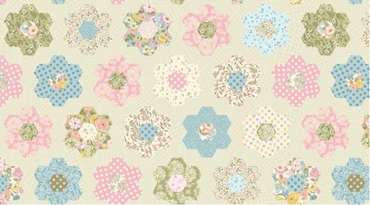Studio E Layla Chelsea Designworks Grandma's Garden Cheater Quilt quilting cotton